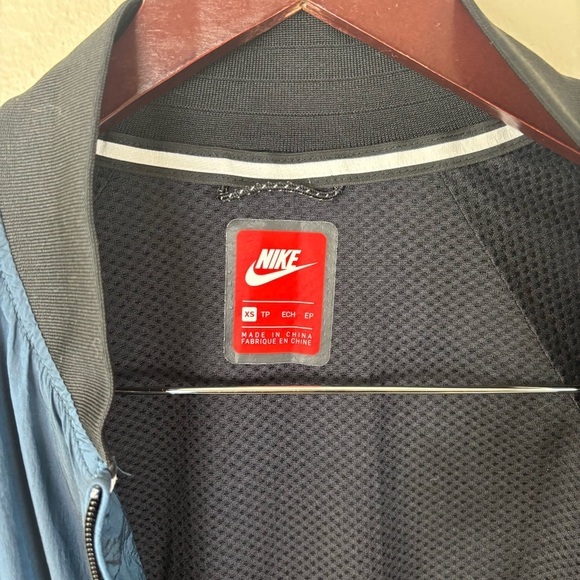 Nike Tech Hypermesh Varsity Jacket In Blue & Black Men’s Size XS 832190-010 - Picture 6 of 10